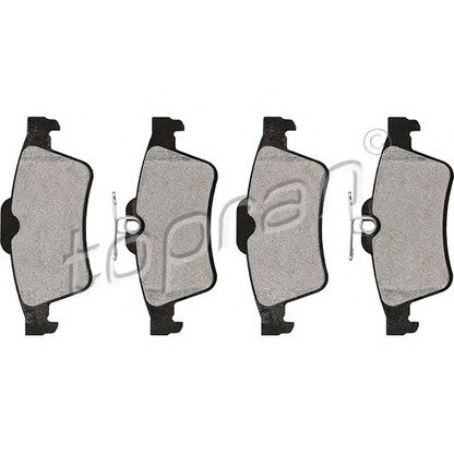 Photo Brake Pad Set, disc brake TOPRAN 302052