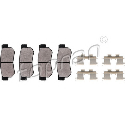 Photo Brake Pad Set, disc brake TOPRAN 820428