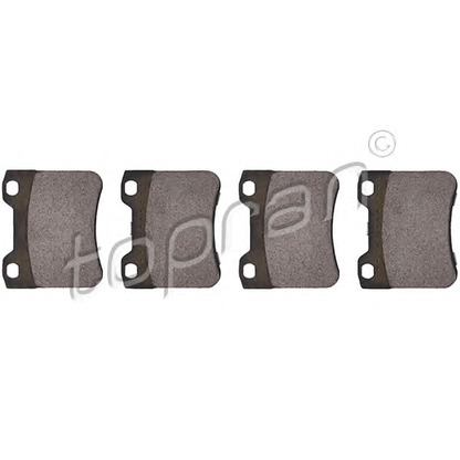 Photo Brake Pad Set, disc brake TOPRAN 721230