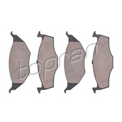 Photo Brake Pad Set, disc brake TOPRAN 109459