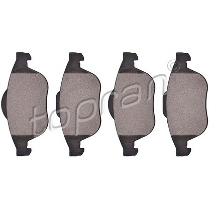 Photo Brake Pad Set, disc brake TOPRAN 700646