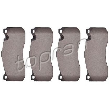 Photo Brake Pad Set, disc brake TOPRAN 501716