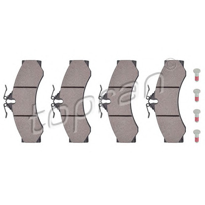 Photo Brake Pad Set, disc brake TOPRAN 110893