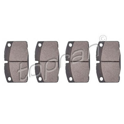 Photo Brake Pad Set, disc brake TOPRAN 202454