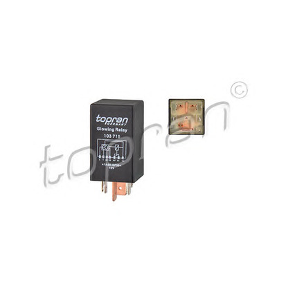 Photo Control Unit, glow plug system TOPRAN 103718