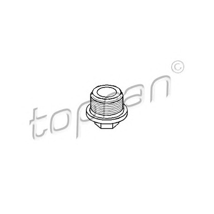 Photo Bearing Bush, stabiliser TOPRAN 107500