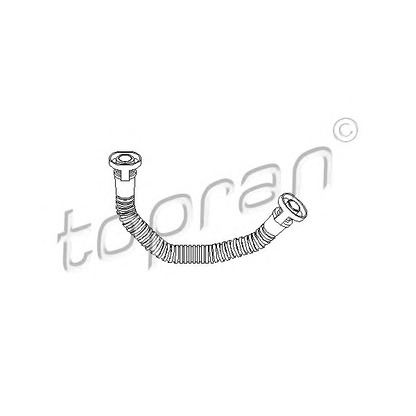 Photo Hose, crankcase breather TOPRAN 111307