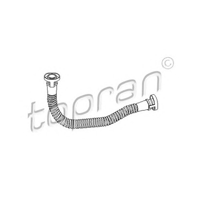 Foto Tubo flexible, ventilación bloque motor TOPRAN 111301