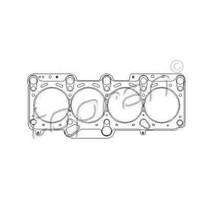 Photo Gasket, cylinder head TOPRAN 111943