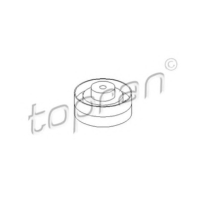 Photo Deflection/Guide Pulley, timing belt TOPRAN 101514