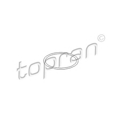 Photo Seal Ring, radiator cap bolt TOPRAN 103007