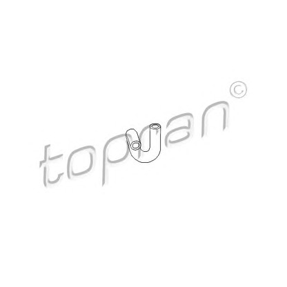 Foto Tubería de radiador TOPRAN 107304