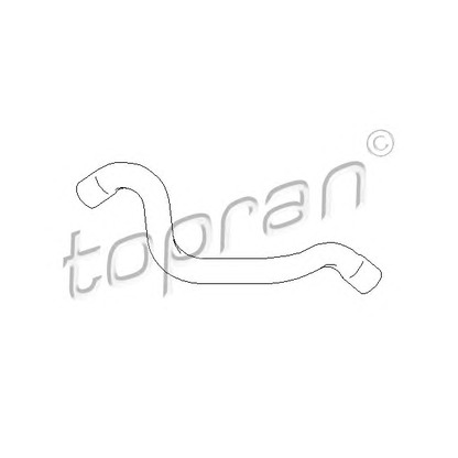 Zdjęcie Przewód elastyczny chłodnicy TOPRAN 111792