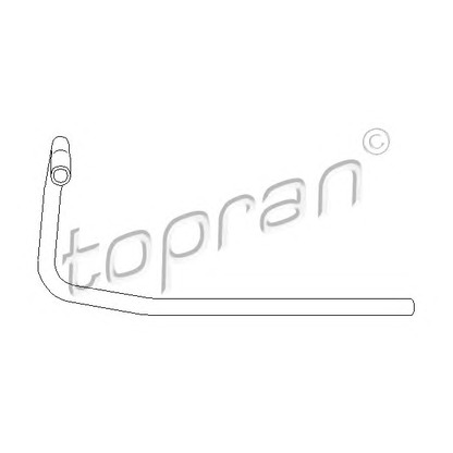Foto Tubería de radiador TOPRAN 104132
