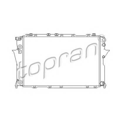 Foto Radiador, refrigeración del motor TOPRAN 105743