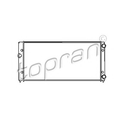 Photo Radiateur, refroidissement du moteur TOPRAN 103004