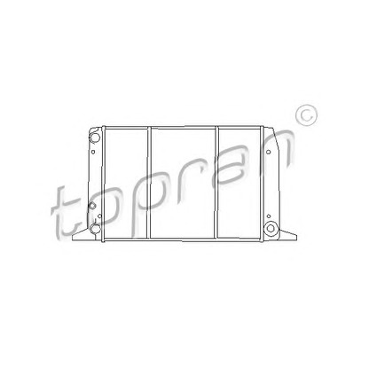 Photo Radiateur, refroidissement du moteur TOPRAN 104273