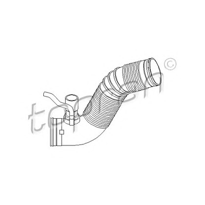 Foto Tubo flexible de aspiración, filtro de aire TOPRAN 111017