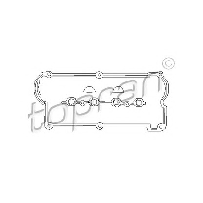 Photo Gasket Set, cylinder head cover TOPRAN 100271