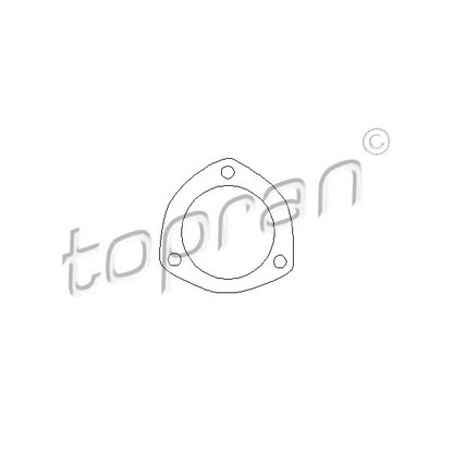 Photo Gasket, exhaust pipe TOPRAN 100187