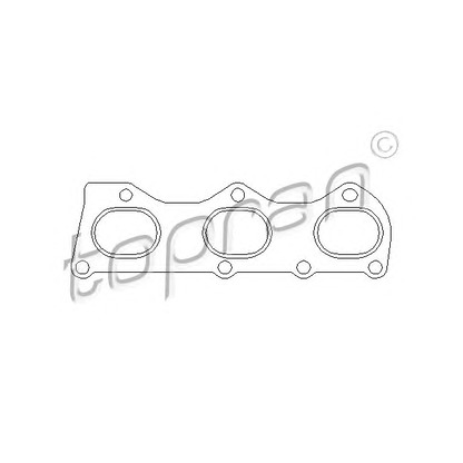 Zdjęcie Uszczelka, kolektor wydechowy TOPRAN 112393