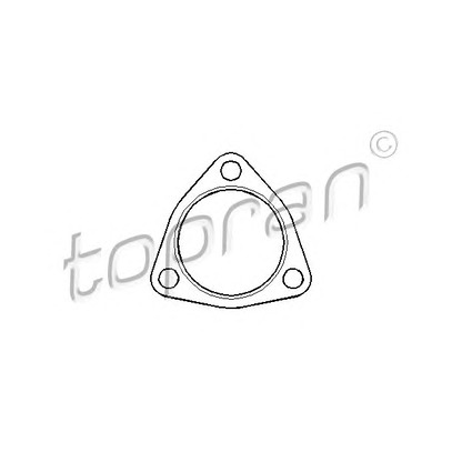 Photo Gasket, exhaust pipe TOPRAN 111580