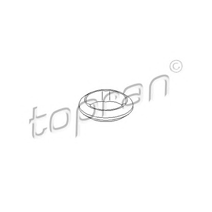 Photo Seal, exhaust pipe TOPRAN 107213