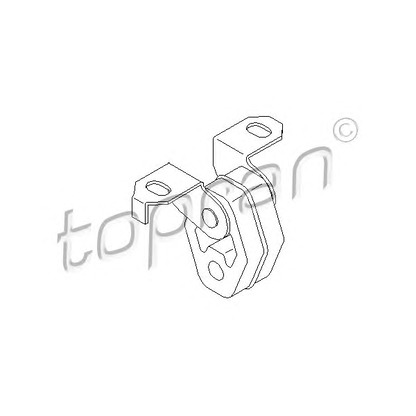 Photo Holder, exhaust system TOPRAN 108730