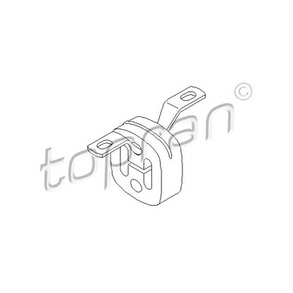 Photo Holder, exhaust system TOPRAN 107224