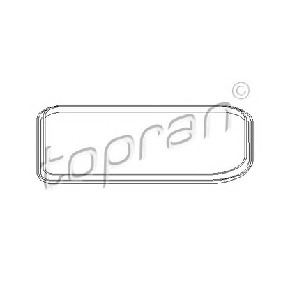 Photo Seal, automatic transmission oil pan TOPRAN 107333