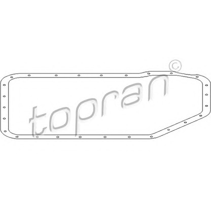 Photo Seal, automatic transmission oil pan TOPRAN 108757