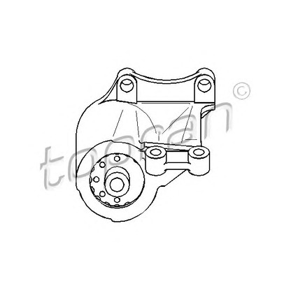 Photo Engine Mounting; Mounting, automatic transmission TOPRAN 110316