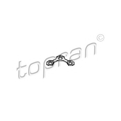 Photo Plaque d'arrêt, rotule de suspension TOPRAN 108158