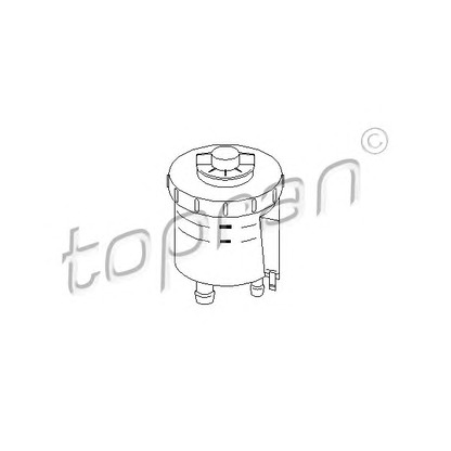 Photo Expansion Tank, power steering hydraulic oil TOPRAN 110978