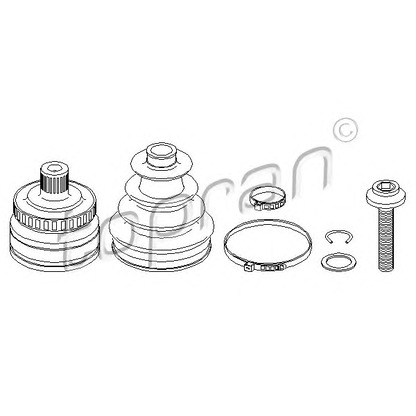 Фото Шарнирный комплект, приводной вал TOPRAN 109399