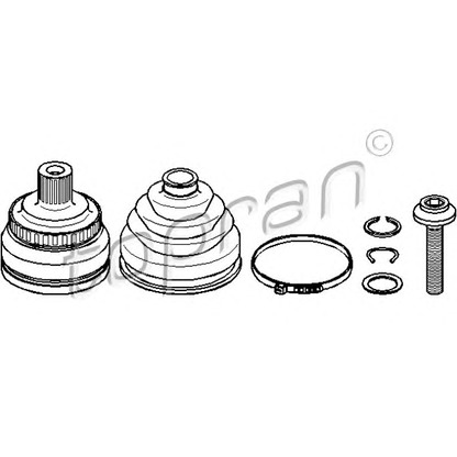 Foto Kit giunti, Semiasse TOPRAN 110809