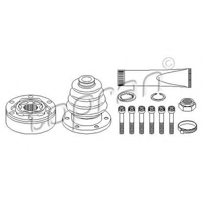 Foto Kit giunti, Semiasse TOPRAN 102621