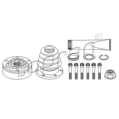 Foto Kit giunti, Semiasse TOPRAN 108117