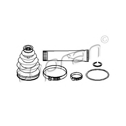 Zdjęcie Zestaw osłon, półoż napędowa TOPRAN 111663