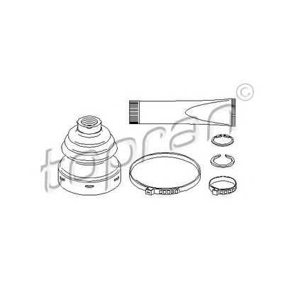 Photo Bellow, driveshaft TOPRAN 111682