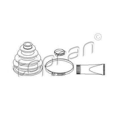 Photo Bellow Set, drive shaft TOPRAN 108929