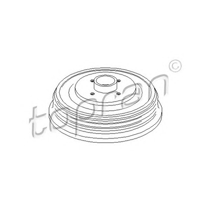 Photo Brake Drum TOPRAN 112138