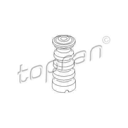 Photo Kit de plaquettes de frein, frein à disque TOPRAN 104228