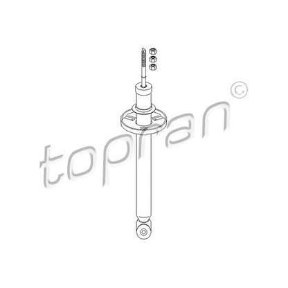 Photo Accessory Kit, disc brake pads TOPRAN 103059