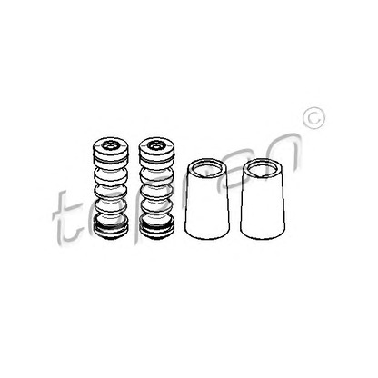 Photo Dust Cover Kit, shock absorber TOPRAN 915048