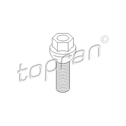 Photo Wheel Bolt TOPRAN 111456