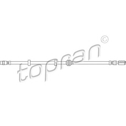 Zdjęcie Przewód hamulcowy elastyczny TOPRAN 108912