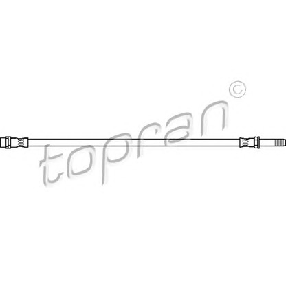 Foto Tubo flexible de frenos TOPRAN 112162