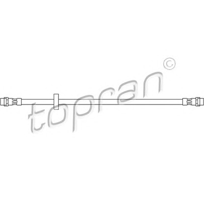 Foto Tubo flexible de frenos TOPRAN 110403