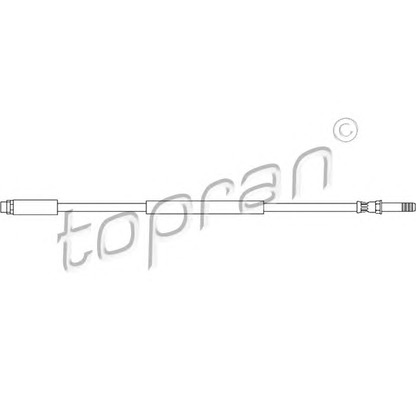 Zdjęcie Przewód hamulcowy elastyczny TOPRAN 111059